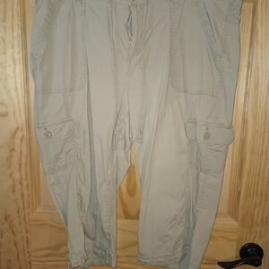 St. John's Bay Women's Cargo Shorts - Light Gray